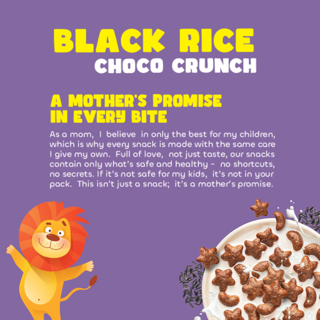 Black Rice Choco Crunch 250g | Healthy Chocolate Snack – Coreeat