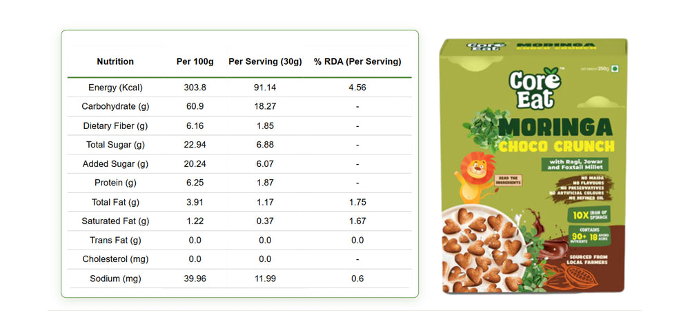 Moringa Choco Crunch | 250g Banner Mobile