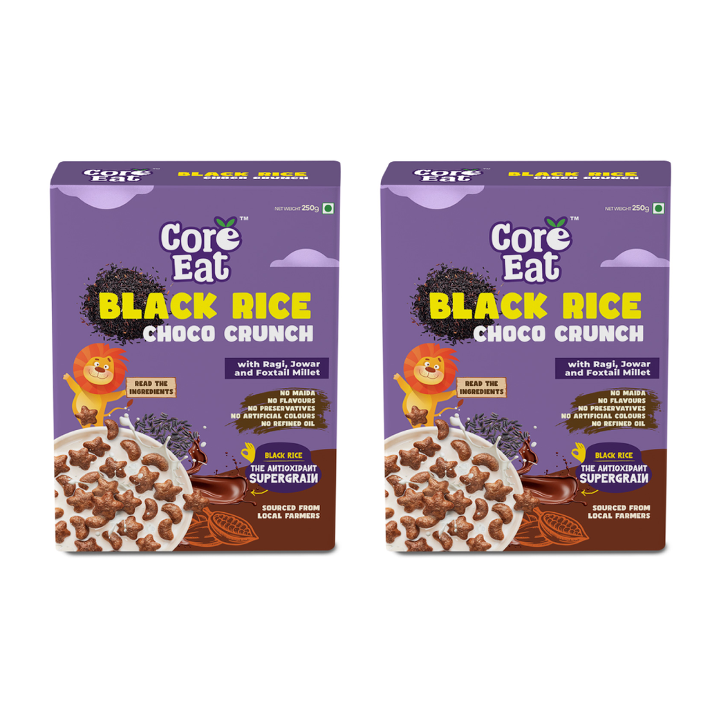 Black Rice Choco Crunch 250g | Healthy Chocolate Snack – Coreeat