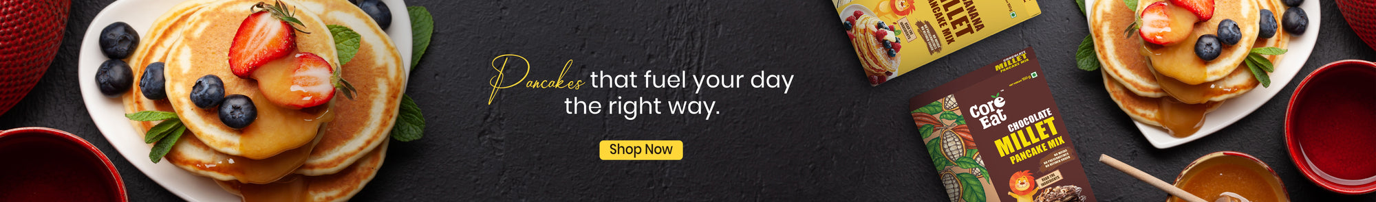 Banana Millet Pancake | 150g Banner Desktop